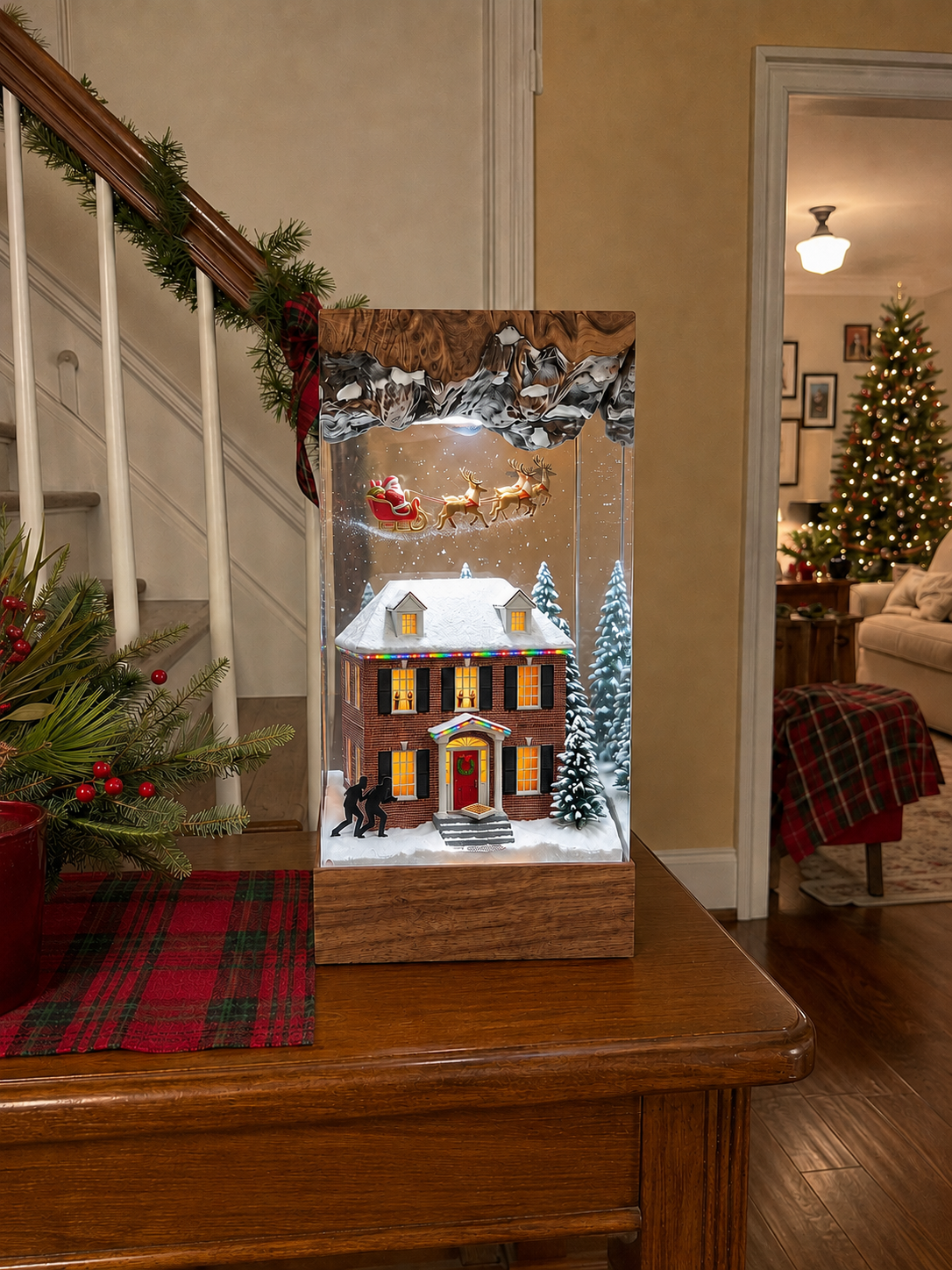 Christmas resin lamps