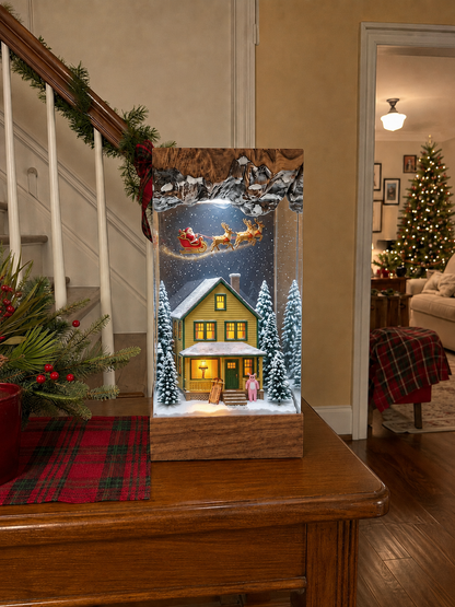 Christmas resin lamps