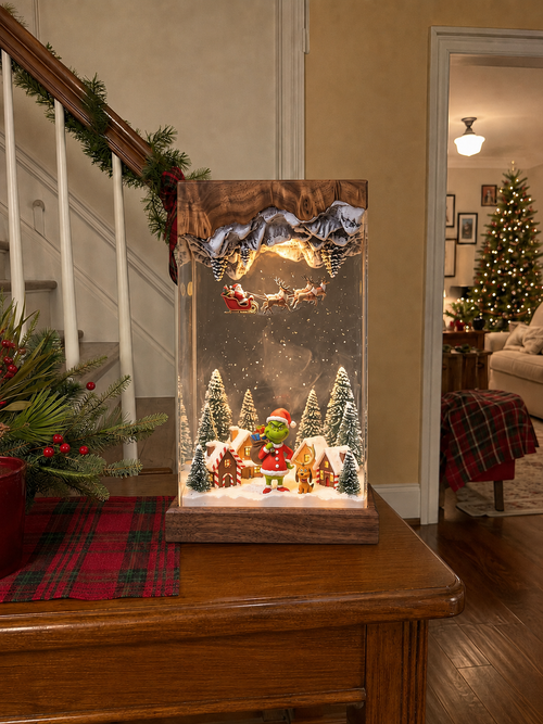 Christmas resin lamps